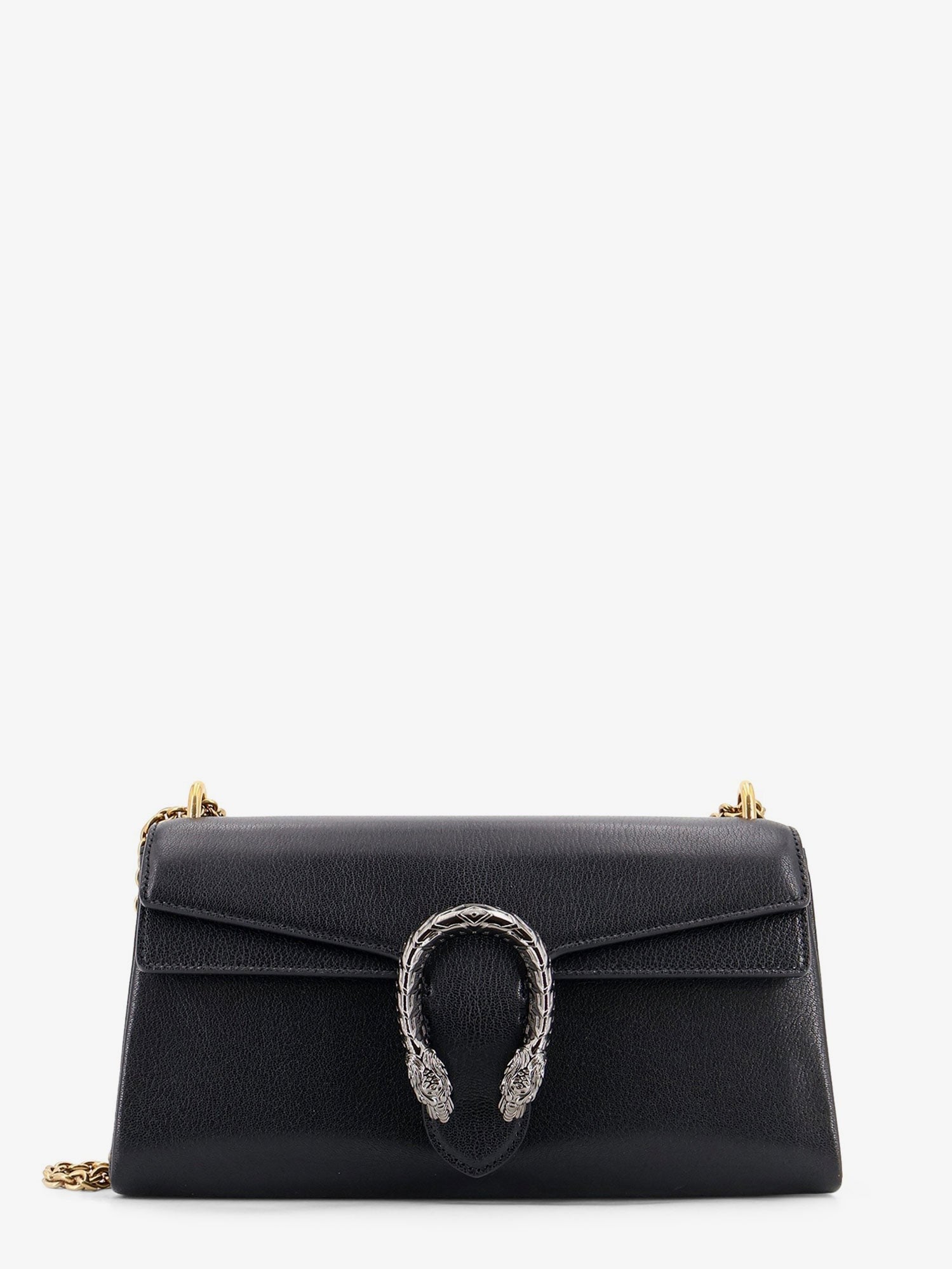 Gucci Women's Dionysus Leather Crossbody Bag Black