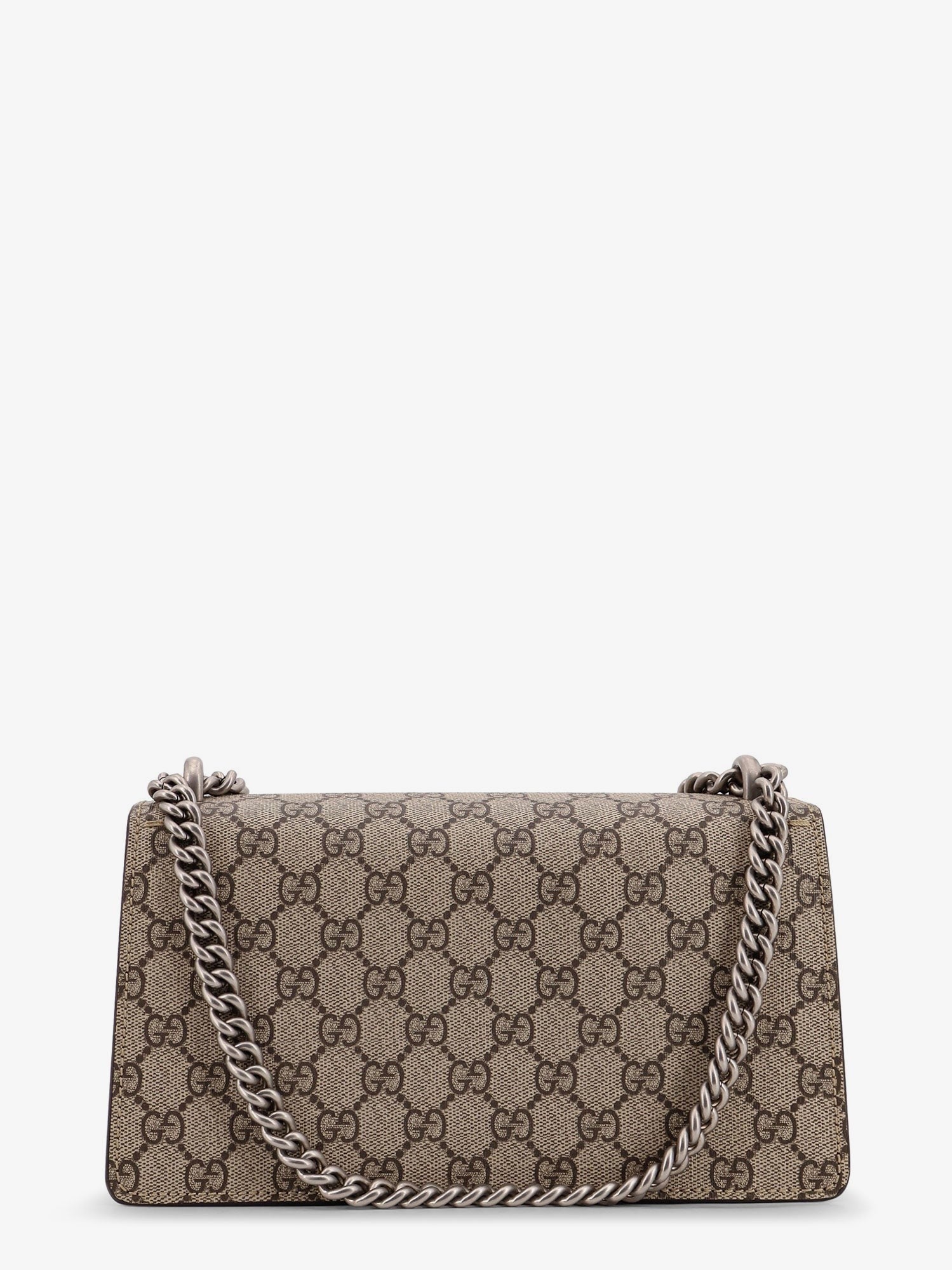 Gucci Women's Dionysus Medium GG Supreme Fabric Crossbody Bag Beige Gucci