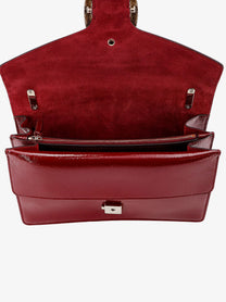 Gucci Women's Dionysus Patent Leather Shoulder Bag Red Gucci