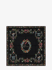 Dior Women's Dior Arabesque Dioriviera Silk Foulard Black