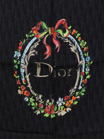 Dior Women's Dior Arabesque Dioriviera Silk Foulard Black