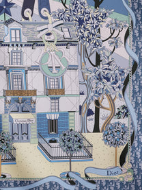 Dior Women's Dior Avenue Silk Foulard Blue