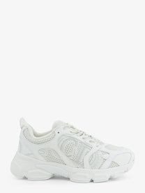 Dior Women's Dior Chrono Sneakers in Technical Mesh White