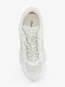 Dior Women's Dior Chrono Sneakers in Technical Mesh White