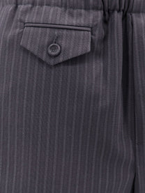 Dior - Dior Striped Wool Bemuda Shorts - Men’s Clothing