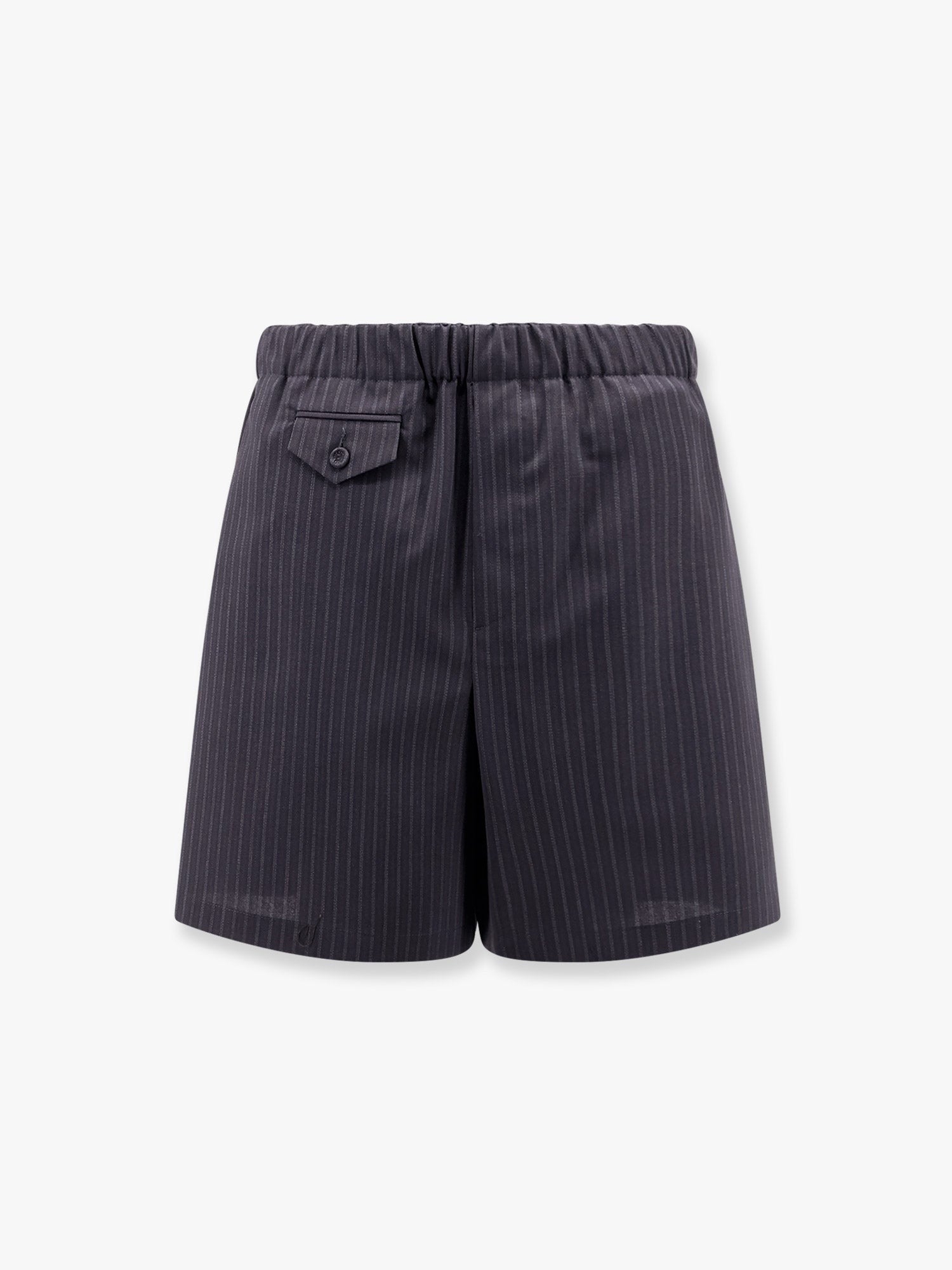 Dior - Dior Striped Wool Bemuda Shorts - Men’s Clothing