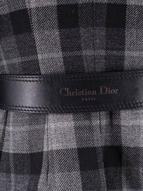 Dior - Dior Madras Blazer With Belt And Removable Scarf - Women’s Clothing