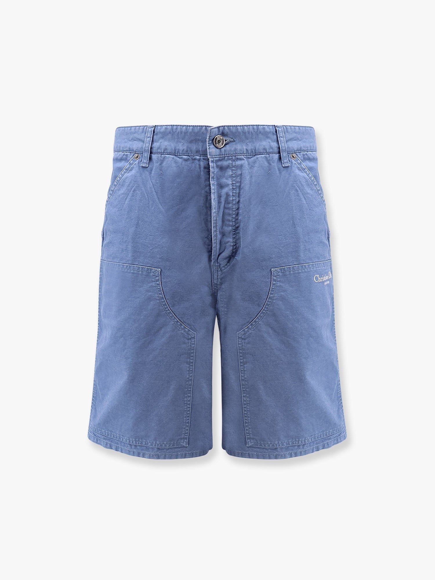 Dior - Dior Cotton Bermuda Shorts With Lateral Maxi Pockets - Men’s Clothing