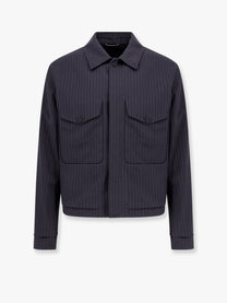 Dior - Dior Striped Wool Blazer With Semi French Collar - Men’s Clothing