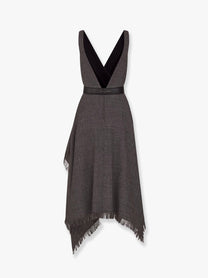 Dior - Dior Virgin Wool Tweed Dress With Leather Belt - Women’s Clothing