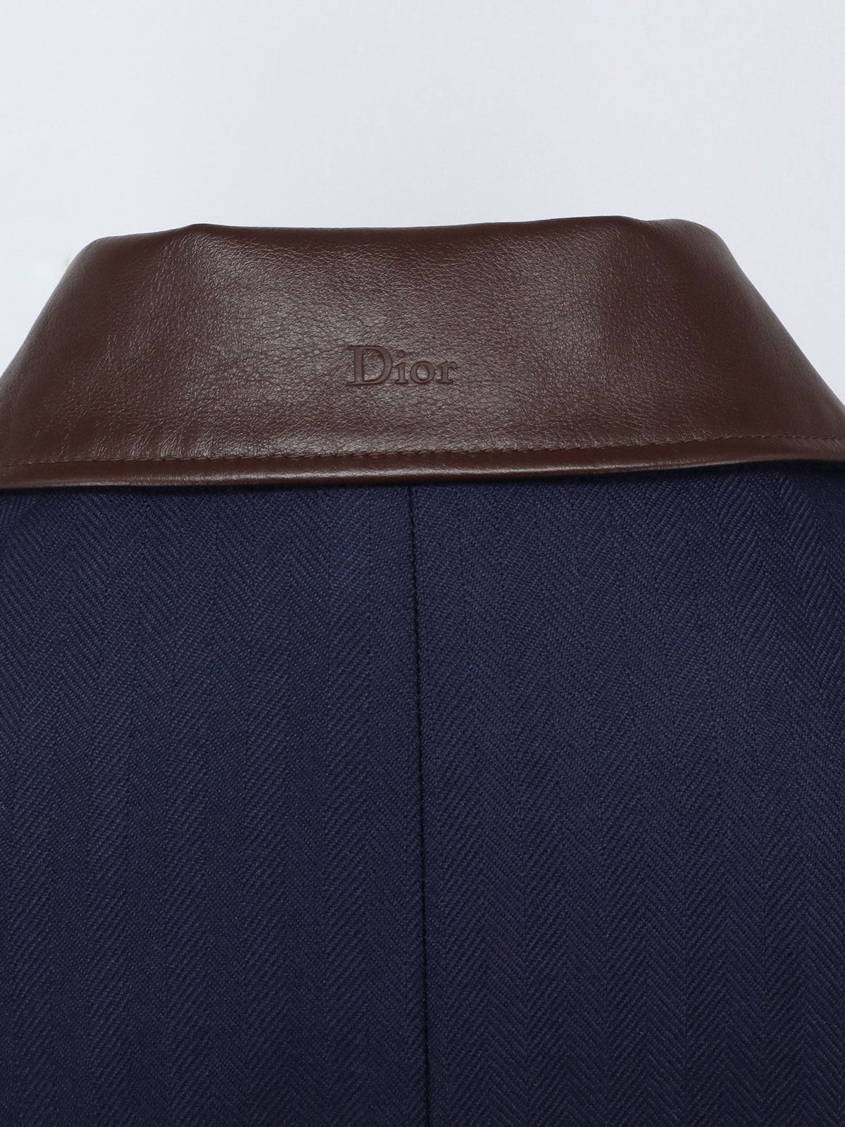 Dior Men's Dior Icons Cashmere Coat Blue