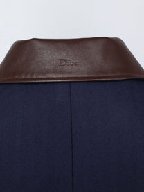 Dior Men's Dior Icons Cashmere Coat Blue