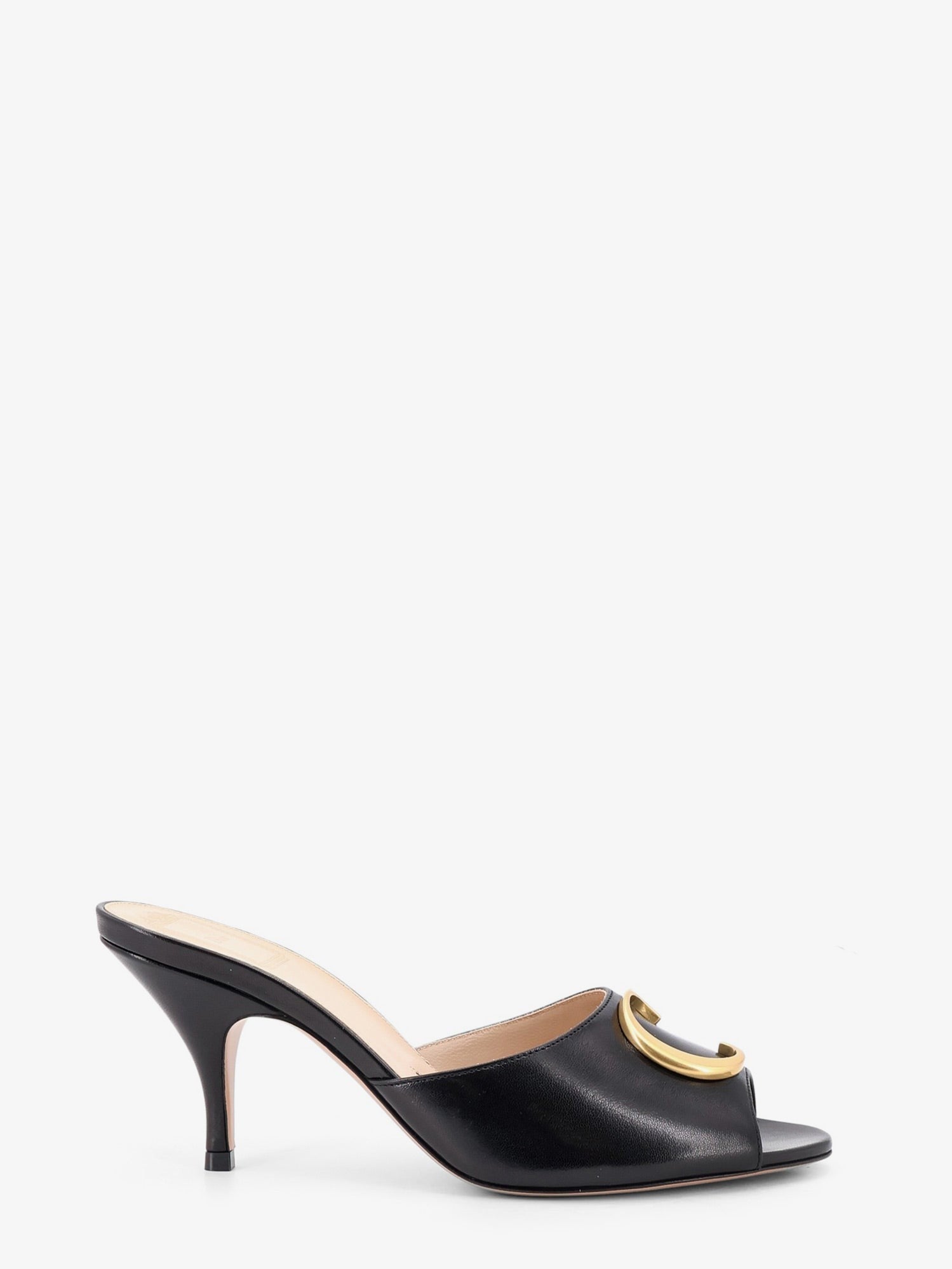 Dior Women's Dior Initials Leather Sandals Black