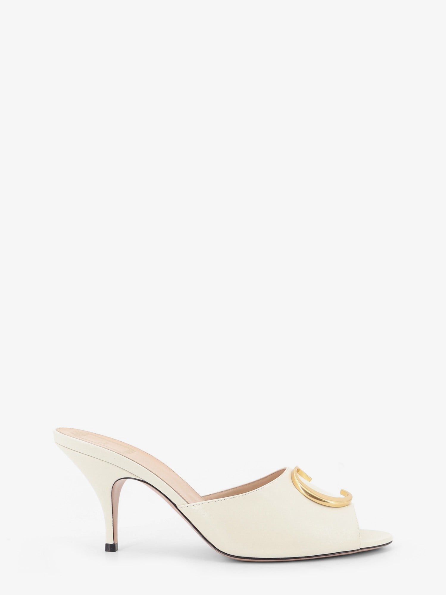 Dior Women's Dior Initials Leather Sandals White