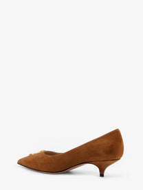 Dior Women's Dior Initials Suede Pumps Brown