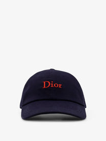 Dior Men's Dior Cotton Canvas Baseball Hat Blue