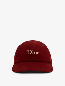 Dior Men's Dior Crafty Cotton Canvas Baseball Hat Red