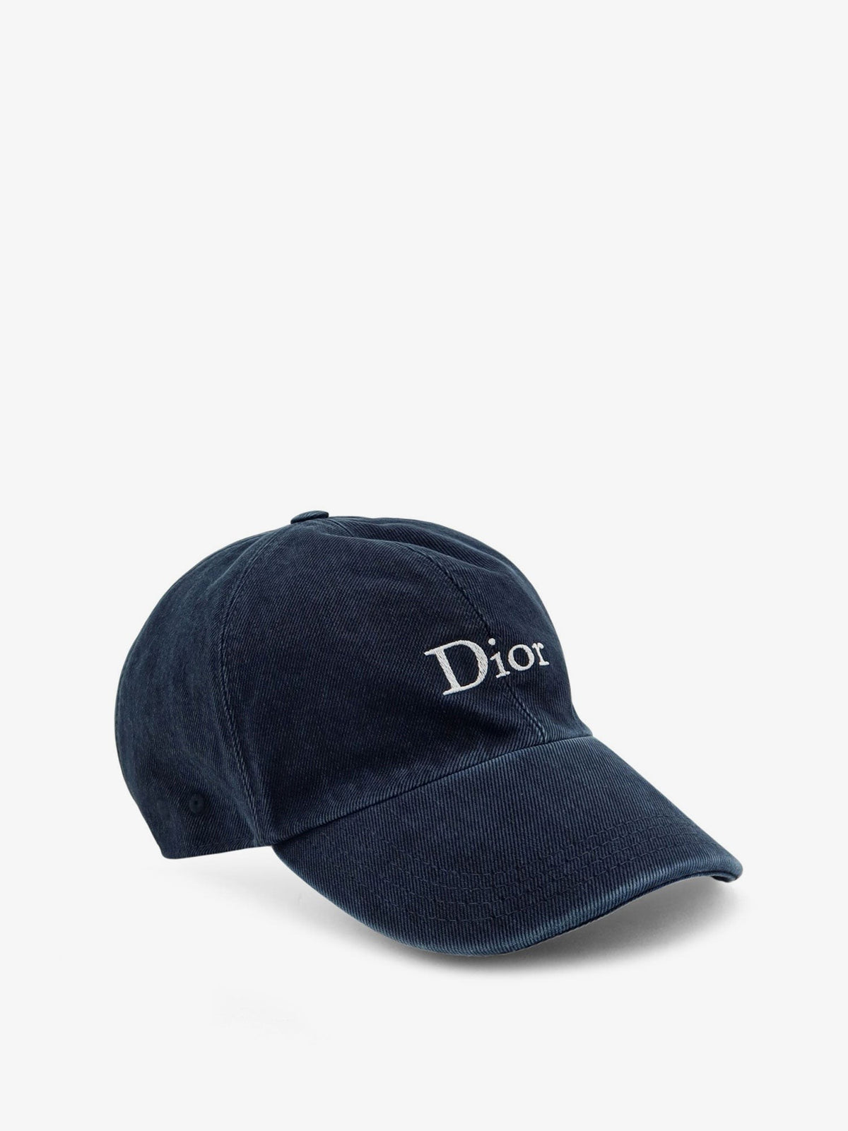 Dior Men's Dior Crafty Stonewashed Cotton Baseball Hat Blue, view 2