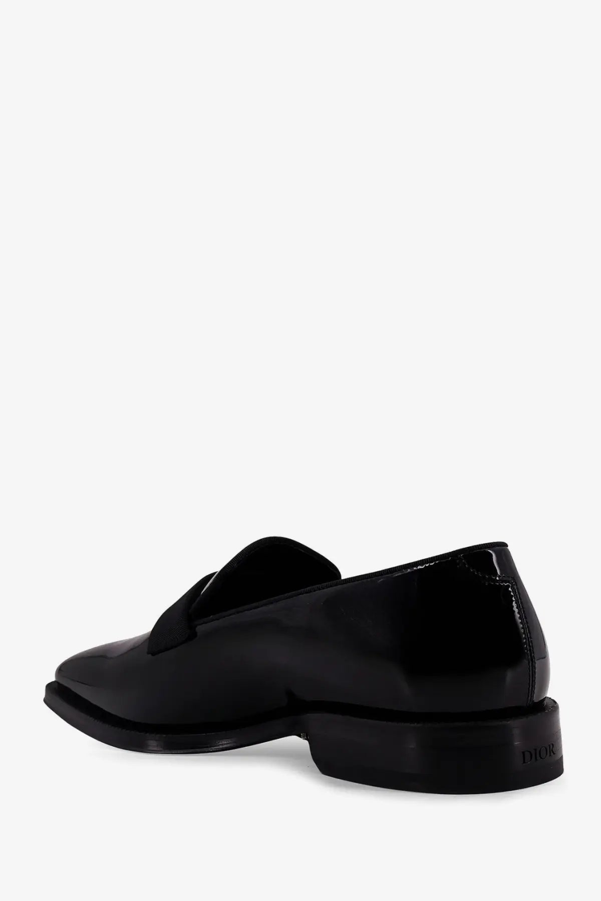 Dior Men's Palmarès Patent Leather Loafers Black, view 3