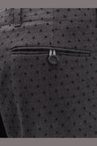 Dior Men's Polka Dots Virgin Wool and Alpaca Jacquard Trousers Black, view 3