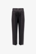 Dior Men's Polka Dots Virgin Wool and Alpaca Jacquard Trousers Black, view 2