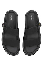 Dior Men's Aqua Sandals Black, view 3