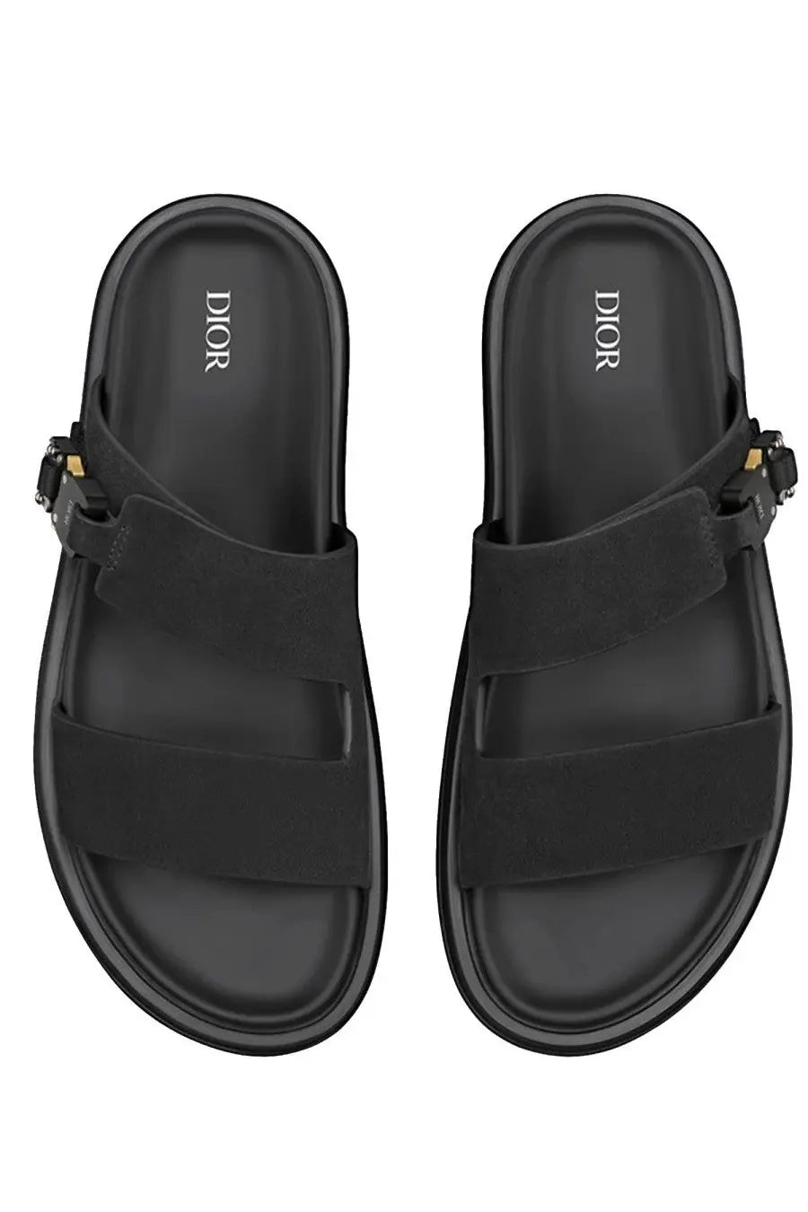 Dior Men's Aqua Sandals Black, view 3