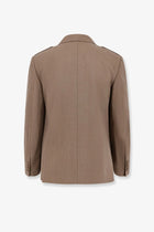 Dior Men's Single Breasted Virgin Wool Blazer Beige, view 2