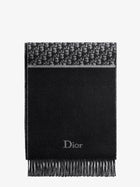 Dior Men's Wool Scarf Black