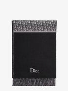 Dior Men's Wool Scarf Grey