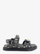 Dior Women's Dior Oblique Jacquard Fabric Sandals Blue