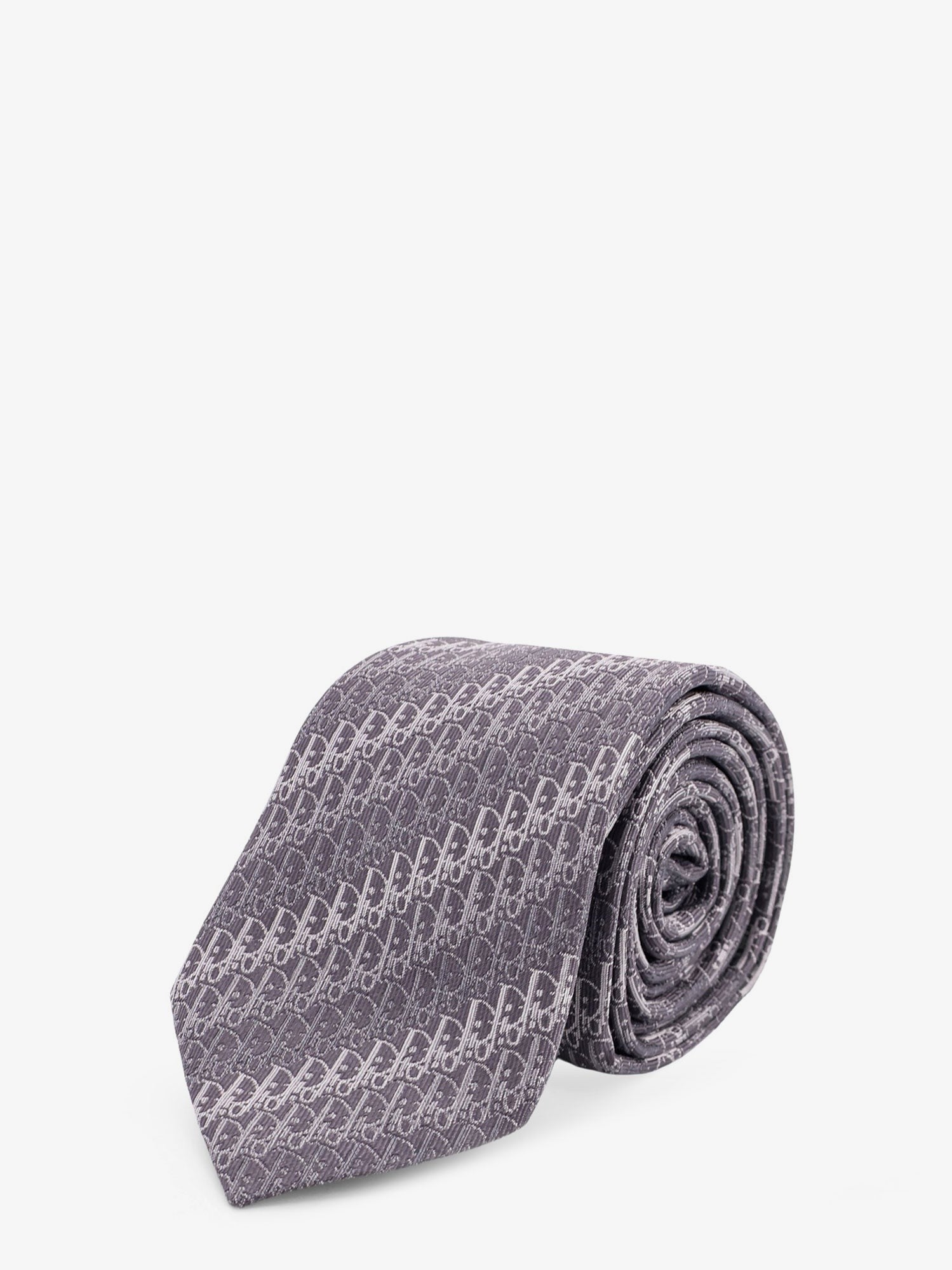 Dior Men's Dior Oblique Trio Silk Tie Grey Dior