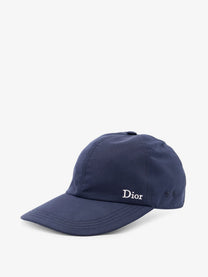 Dior Men's Dior Placed Water Repellent Technical Fabric Hat Blue