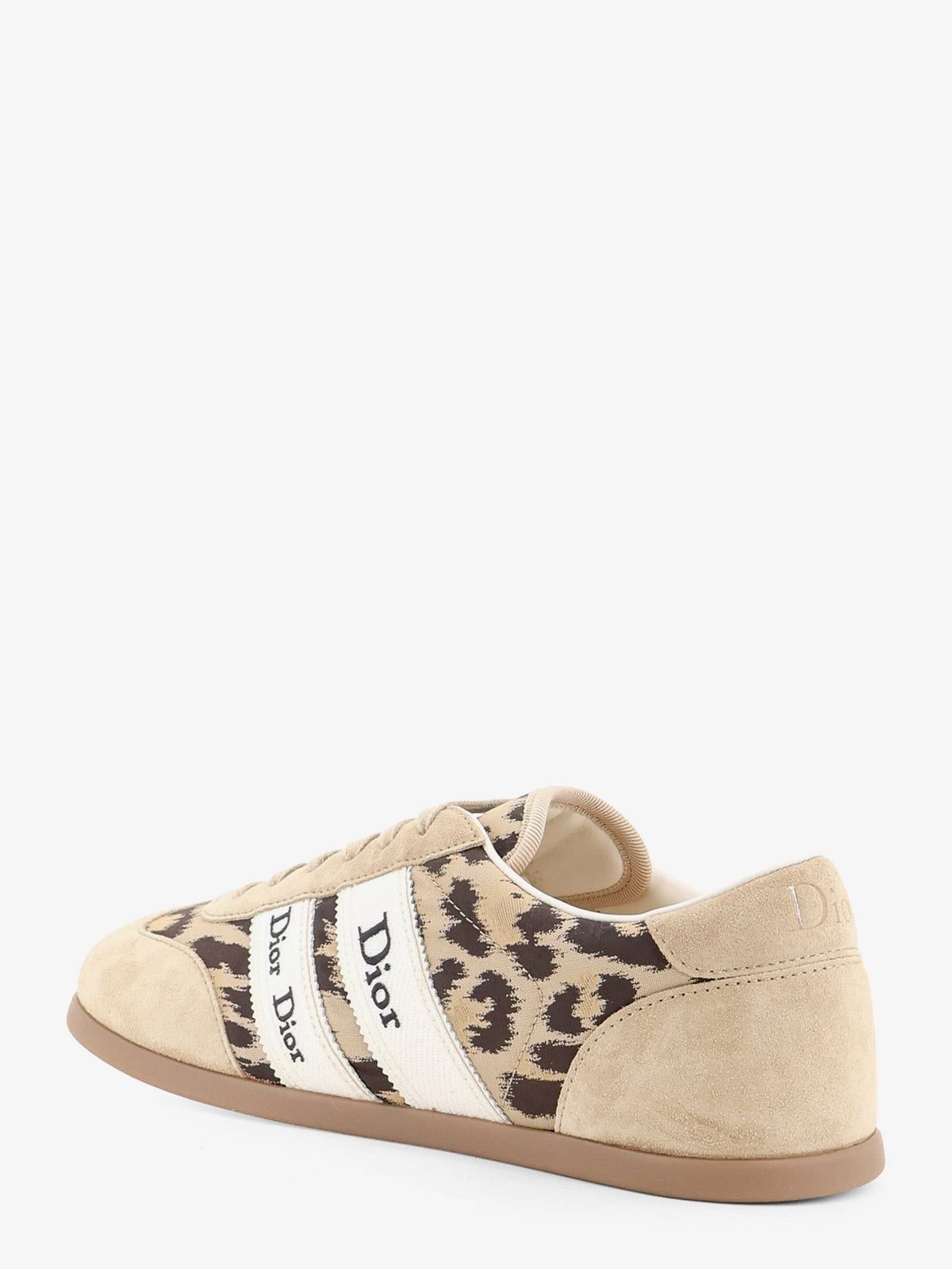 Dior Women's Dior Ribbon Sneaker in Suede Pattern, view 3