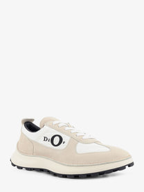 Dior Men's Dior Squash Technical Fabric and Suede Sneakers Grey