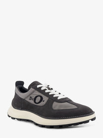 Dior Men's Dior Squash Technical Fabric and Suede Sneakers Black