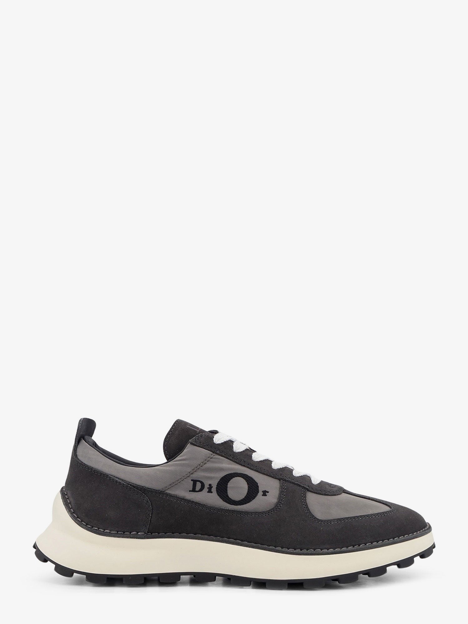 Dior Men's Dior Squash Technical Fabric and Suede Sneakers Black