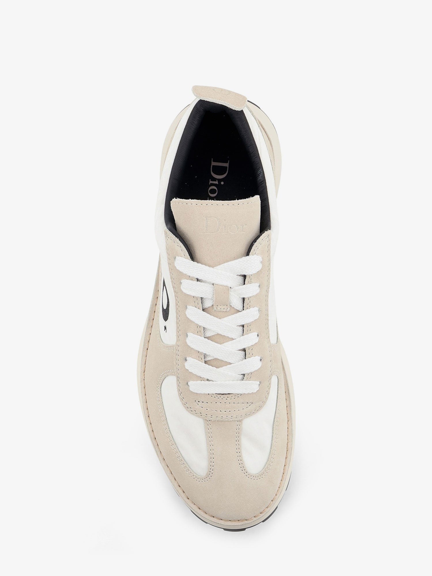 Dior Men's Dior Squash Technical Fabric and Suede Sneakers Grey