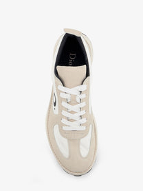 Dior Men's Dior Squash Technical Fabric and Suede Sneakers Grey