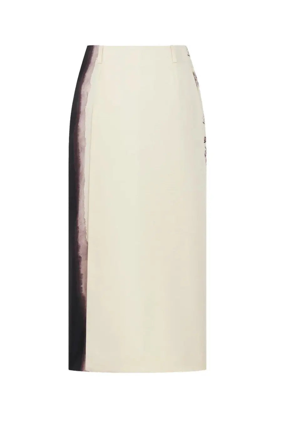 Dior Women's Printed Midi Skirt White, view 3