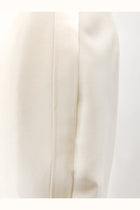 Dior Women's Tuxedo Wool and Silk Trousers White, view 3