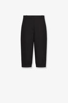 Dior Women's Virgin Wool and Silk Grain De Poudre Bermuda Shorts Black