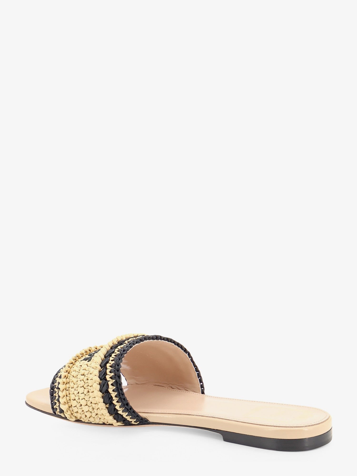 Dior Women's Dior Woven Dioriviera Technical Fabric and Crochet Raffia Sandals Beige
