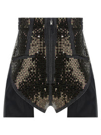Rick Owens Dirt Cuoffs Shorts Black