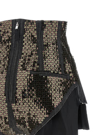 Rick Owens Dirt Cuoffs Shorts Black