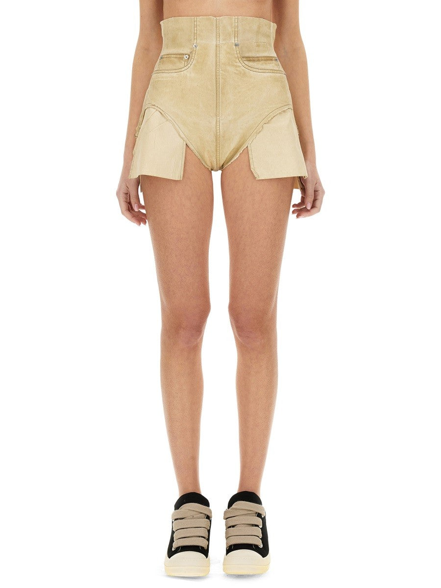 &quot;Dirt Cutoffs Parchment&quot; Shorts