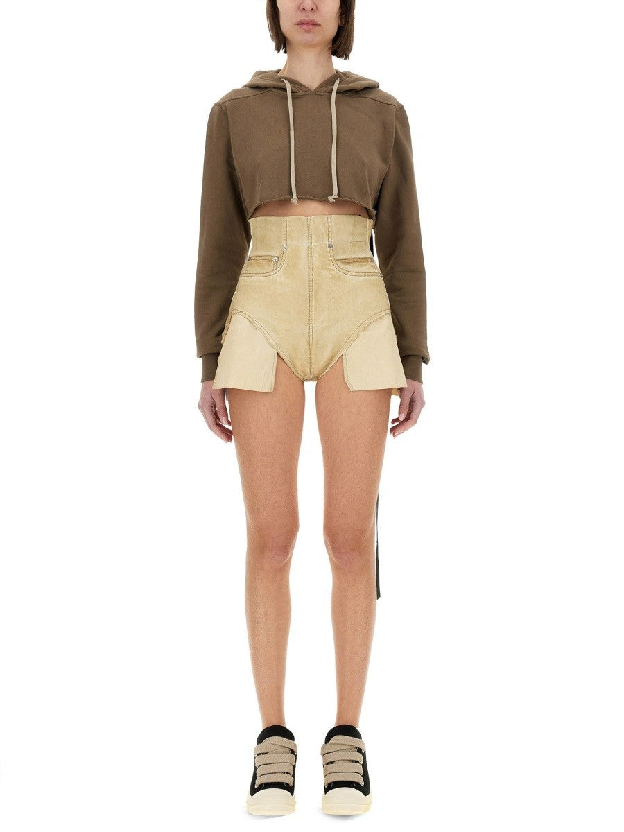 &quot;Dirt Cutoffs Parchment&quot; Shorts