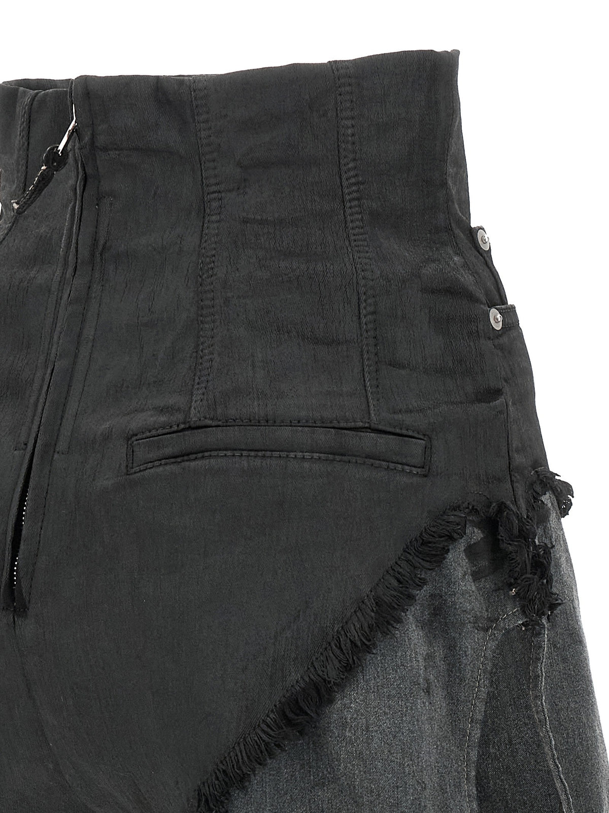 DRKSHDW Dirt Cutoffs Shorts Black, view 4