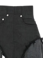 DRKSHDW Dirt Cutoffs Shorts Black, view 3