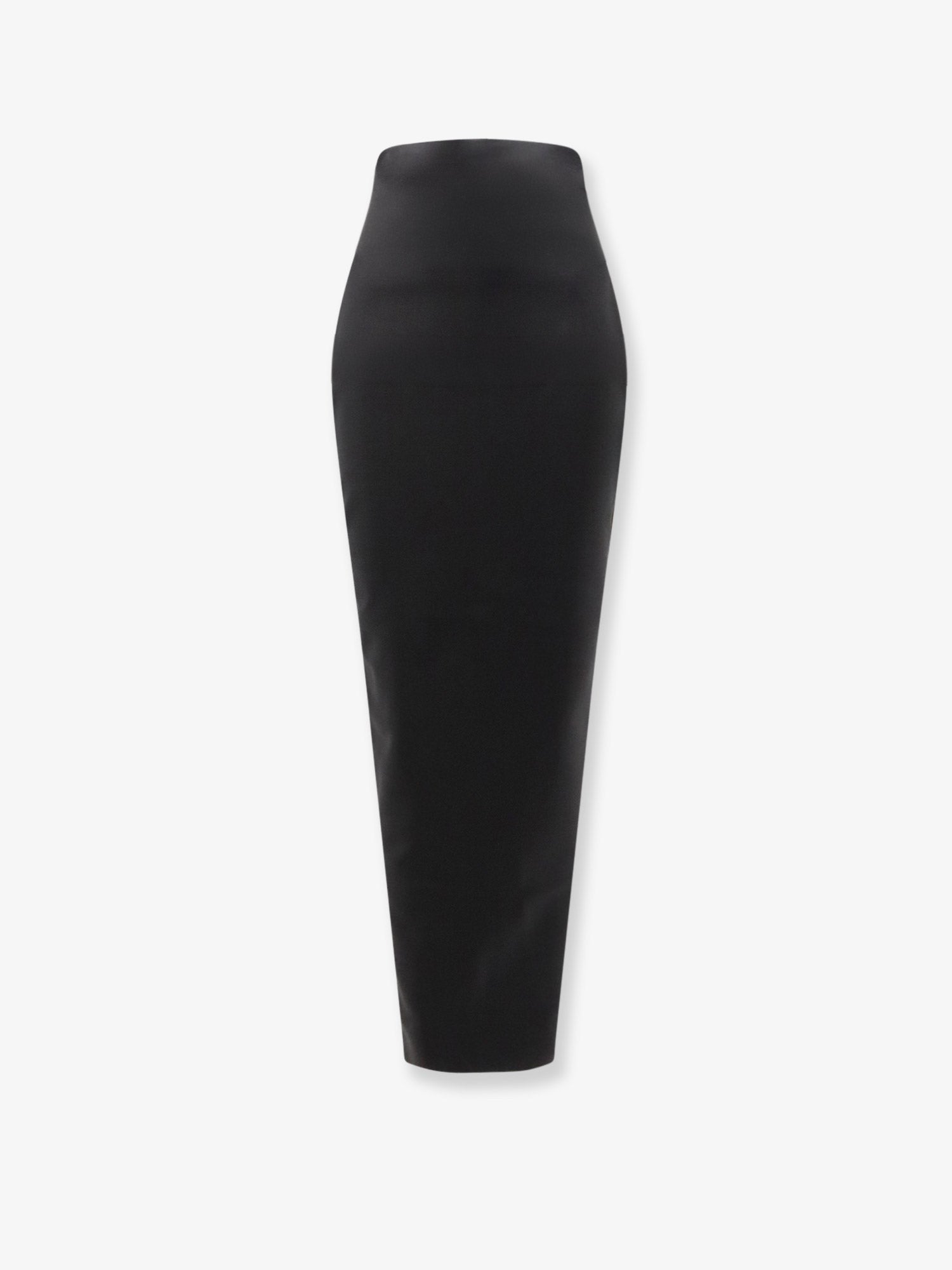 Rick Owens Women's Dirt Pillar Long Stretch Wool Blend Skirt Black